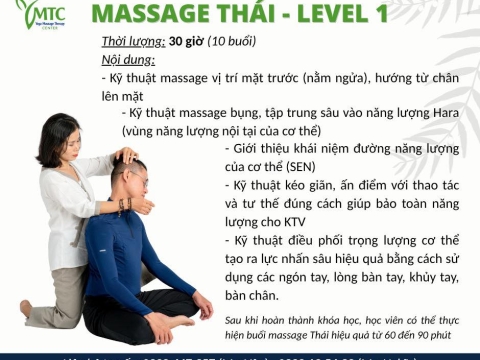 Đào Tạo Massage Thái - Level 1